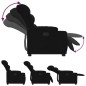 vidaXL Sillón reclinable elevable tela negro vidaXL Sillón reclinable elevable tela negro