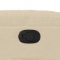 vidaXL Sillón reclinable elevable de tela color crema vidaXL Sillón reclinable elevable de tela color crema