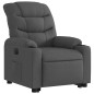 vidaXL Sillón eléctrico reclinable elevable de tela gris oscuro vidaXL Sillón eléctrico reclinable elevable de tela gris oscuro