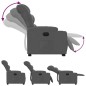 vidaXL Sillón eléctrico reclinable elevable de tela gris oscuro vidaXL Sillón eléctrico reclinable elevable de tela gris oscuro