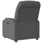 vidaXL Sillón reclinable eléctrico de tela gris oscuro vidaXL Sillón reclinable eléctrico de tela gris oscuro