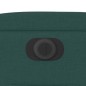 vidaXL Sillón reclinable eléctrico tela verde oscuro vidaXL Sillón reclinable eléctrico tela verde oscuro