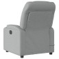 vidaXL Sillón reclinable de masaje eléctrico tela gris claro vidaXL Sillón reclinable de masaje eléctrico tela gris claro