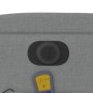 vidaXL Sillón reclinable de masaje eléctrico tela gris claro vidaXL Sillón reclinable de masaje eléctrico tela gris claro