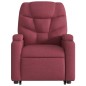 vidaXL Sillón reclinable elevable tela rojo tinto vidaXL Sillón reclinable elevable tela rojo tinto