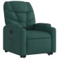 vidaXL Sillón reclinable elevable tela verde oscuro vidaXL Sillón reclinable elevable tela verde oscuro