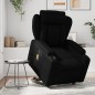 vidaXL Sillón de masaje elevable eléctrico cuero sintético negro vidaXL Sillón de masaje elevable eléctrico cuero sintético negro