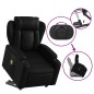vidaXL Sillón de masaje elevable eléctrico cuero sintético negro vidaXL Sillón de masaje elevable eléctrico cuero sintético negro
