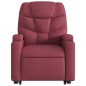 vidaXL Sillón de masaje elevable eléctrico tela rojo tinto vidaXL Sillón de masaje elevable eléctrico tela rojo tinto