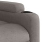 vidaXL Sillón de masaje eléctrico reclinable elevable tela taupé vidaXL Sillón de masaje eléctrico reclinable elevable tela taupé