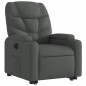 vidaXL Sillón eléctrico reclinable elevable de tela gris oscuro vidaXL Sillón eléctrico reclinable elevable de tela gris oscuro
