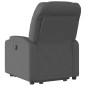 vidaXL Sillón eléctrico reclinable elevable de tela gris oscuro vidaXL Sillón eléctrico reclinable elevable de tela gris oscuro