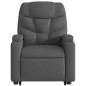 vidaXL Sillón eléctrico reclinable elevable de tela gris oscuro vidaXL Sillón eléctrico reclinable elevable de tela gris oscuro