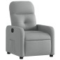 vidaXL Sillón reclinable eléctrico tela gris claro vidaXL Sillón reclinable eléctrico tela gris claro