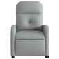 vidaXL Sillón reclinable eléctrico tela gris claro vidaXL Sillón reclinable eléctrico tela gris claro