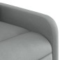 vidaXL Sillón reclinable eléctrico tela gris claro vidaXL Sillón reclinable eléctrico tela gris claro