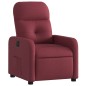 vidaXL Sillón reclinable eléctrico tela rojo tinto vidaXL Sillón reclinable eléctrico tela rojo tinto