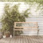 vidaXL Banco de jardín madera de abeto macizo 122 cm vidaXL Banco de jardín madera de abeto macizo 122 cm