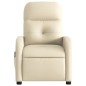 vidaXL Sillón reclinable de masaje eléctrico tela color crema vidaXL Sillón reclinable de masaje eléctrico tela color crema