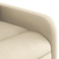vidaXL Sillón reclinable de masaje eléctrico tela color crema vidaXL Sillón reclinable de masaje eléctrico tela color crema