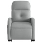 vidaXL Sillón de masaje reclinable de pie de tela gris claro vidaXL Sillón de masaje reclinable de pie de tela gris claro