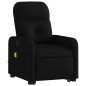 vidaXL Sillón reclinable de masaje elevable tela negro vidaXL Sillón reclinable de masaje elevable tela negro