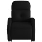 vidaXL Sillón reclinable de masaje elevable tela negro vidaXL Sillón reclinable de masaje elevable tela negro