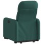 vidaXL Silla de masaje reclinable de pie de tela verde oscura vidaXL Silla de masaje reclinable de pie de tela verde oscura