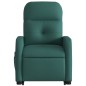 vidaXL Silla de masaje reclinable de pie de tela verde oscura vidaXL Silla de masaje reclinable de pie de tela verde oscura