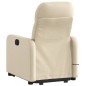 vidaXL Silla de masaje reclinable de pie de tela color crema vidaXL Silla de masaje reclinable de pie de tela color crema