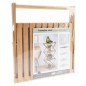 Home&Styling Estantería plegable de 4 niveles de bambú Home&Styling Estantería plegable de 4 niveles de bambú