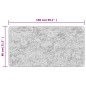 vidaXL Alfombra lavable antideslizante multicolor 80x150 cm