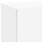 vidaXL Mesita de noche con luces LED blanca 70x36x40,5 cm vidaXL Mesita de noche con luces LED blanca 70x36x40,5 cm