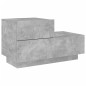 vidaXL Mesita de noche con luces LED gris hormigón 70x36x40,5 cm vidaXL Mesita de noche con luces LED gris hormigón 70x36x40,5 cm
