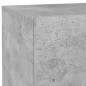 vidaXL Mesita de noche con luces LED gris hormigón 70x36x40,5 cm vidaXL Mesita de noche con luces LED gris hormigón 70x36x40,5 cm