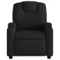 vidaXL Sillón reclinable de masaje eléctrico tela negro vidaXL Sillón reclinable de masaje eléctrico tela negro