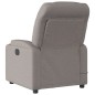 vidaXL Sillón reclinable de masaje eléctrico tela gris taupe vidaXL Sillón reclinable de masaje eléctrico tela gris taupe