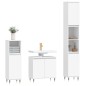 vidaXL Set de muebles de baño 3 piezas madera contrachapada blanco vidaXL Set de muebles de baño 3 piezas madera contrachapada blanco