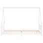 vidaXL Estructura de cama para niños madera de pino blanco 90x200 cm vidaXL Estructura de cama para niños madera de pino blanco 90x200 cm