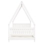 vidaXL Estructura de cama para niños madera de pino blanco 90x200 cm vidaXL Estructura de cama para niños madera de pino blanco 90x200 cm