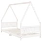 vidaXL Estructura de cama para niños madera de pino blanco 90x200 cm vidaXL Estructura de cama para niños madera de pino blanco 90x200 cm