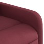 vidaXL Sillón de masaje elevable eléctrico tela rojo tinto vidaXL Sillón de masaje elevable eléctrico tela rojo tinto