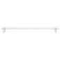vidaXL Soporte de monitor vidrio templado y metal blanco 100x20x8 cm vidaXL Soporte de monitor vidrio templado y metal blanco 100x20x8 cm