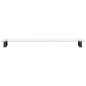 vidaXL Soporte de monitor vidrio templado y metal negro 100x20x8 cm vidaXL Soporte de monitor vidrio templado y metal negro 100x20x8 cm