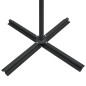 vidaXL Sombrilla voladiza con luces LED terracota 250x250 cm