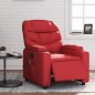 vidaXL Sillón de masaje reclinable eléctrico de cuero artificial rojo vidaXL Sillón de masaje reclinable eléctrico de cuero artificial rojo