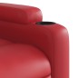 vidaXL Sillón de masaje reclinable eléctrico de cuero artificial rojo vidaXL Sillón de masaje reclinable eléctrico de cuero artificial rojo