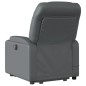 vidaXL Sillón reclinable de masaje de pie cuero artificial gris vidaXL Sillón reclinable de masaje de pie cuero artificial gris