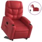 vidaXL Sillón elevable eléctrico cuero artificial rojo vidaXL Sillón elevable eléctrico cuero artificial rojo
