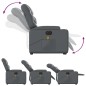 vidaXL Sillón de masaje elevable eléctrico cuero sintético gris vidaXL Sillón de masaje elevable eléctrico cuero sintético gris